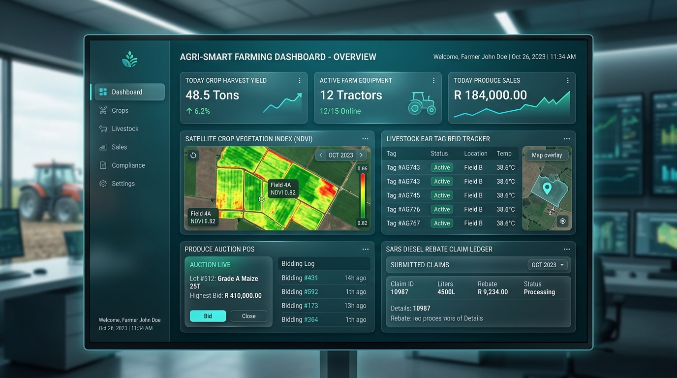 Agriculture & Smart Farming UI