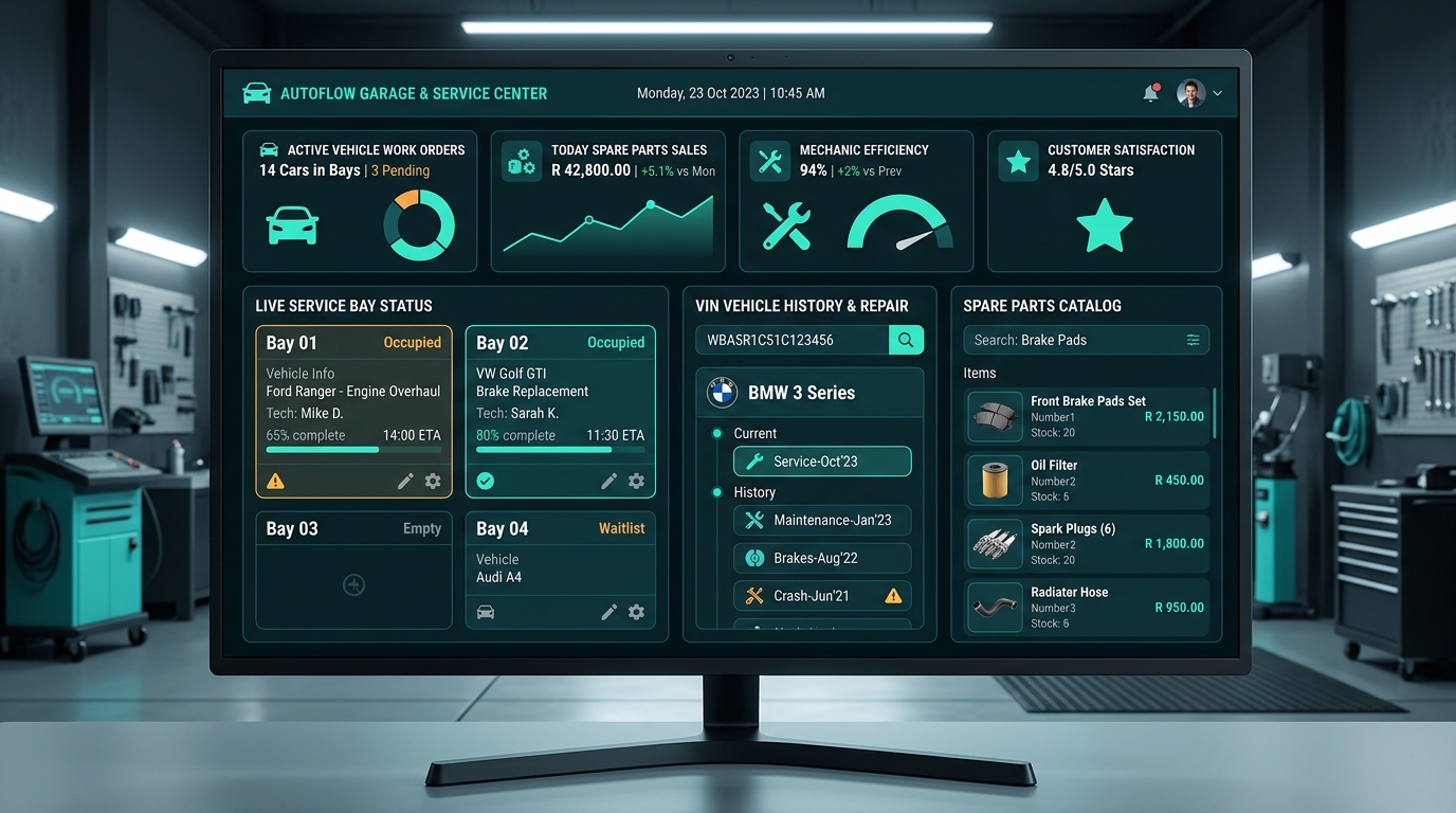 Automotive & Workshop UI