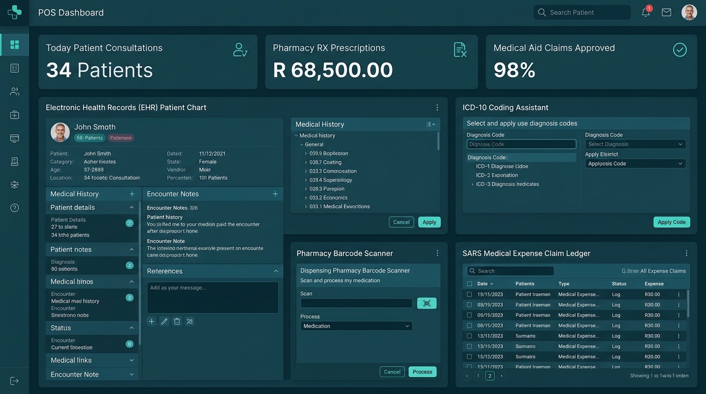 Healthcare Clinic & Pharmacy UI