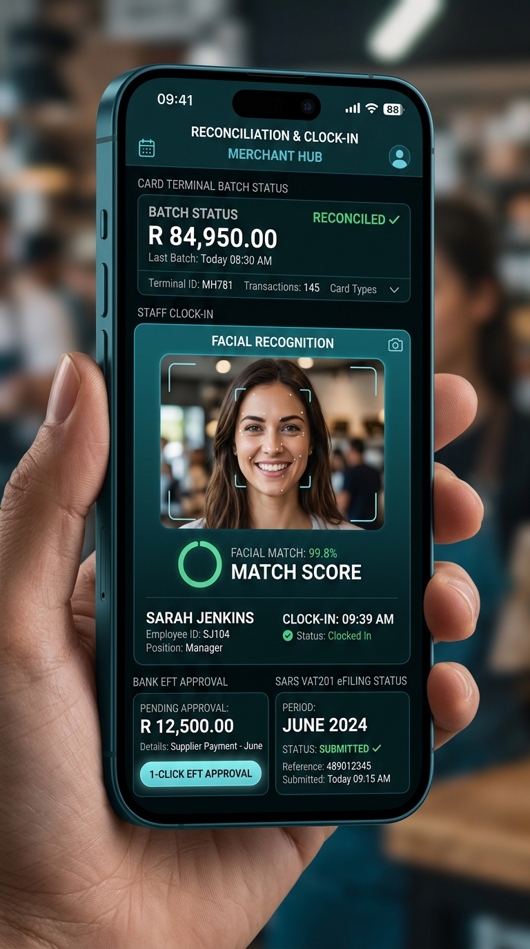 Mobile - merchant reconciliation