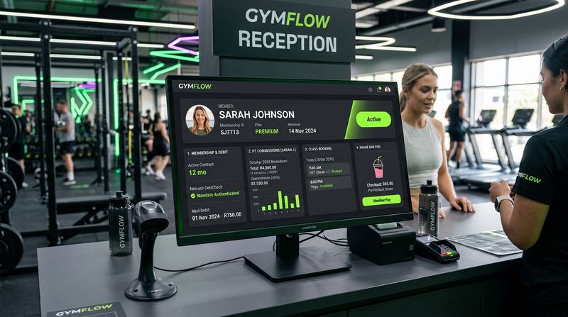 Gym memberships and fitness operations workspace