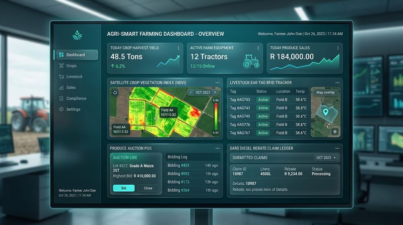 Agriculture and silo operations workspace